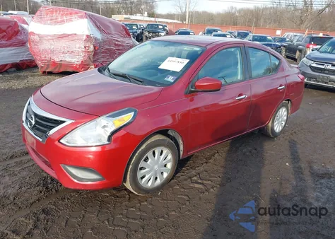 2017 Nissan Versa 1.6 Sv z USA, uszkodzony, nr VIN 3N1CN7AP5HK452844